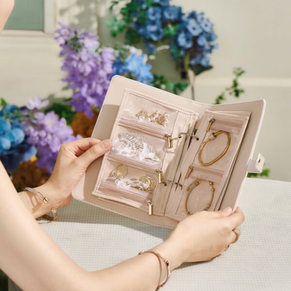 Elegant PU  Jewelry Bag – Perfect for Stylish & Secure Storage - Image 3