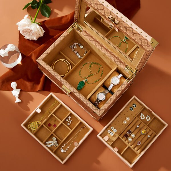 Vintage-Inspired Luxury Custom Jewelry Box – A Timeless Symbol of Elegance - Image 5