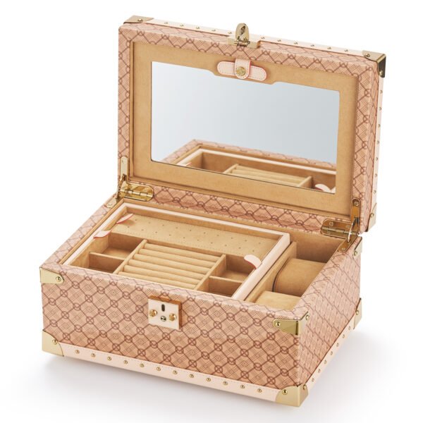 Elegant vintage-inspired custom jewelry box