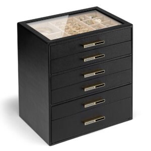 custom leather jewelry box
