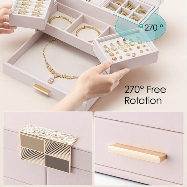 custom leather jewelry box