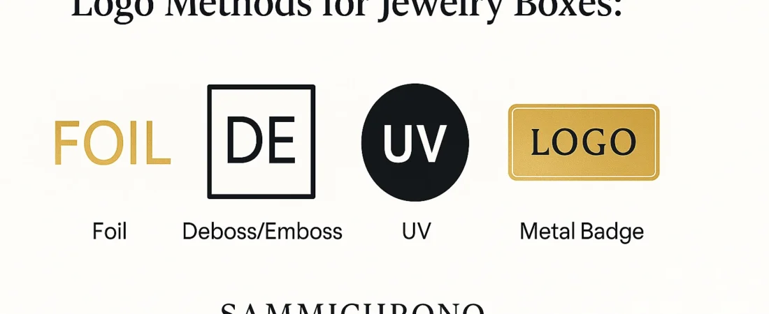Logo Methods for Jewelry Boxes: Foil, Deboss/Emboss, UV or Metal Badge?