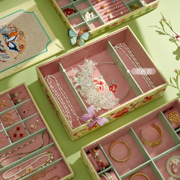 Custom Jewelry Boxes — Stackable Embroidered Collection for Brands & Retailers - Image 2