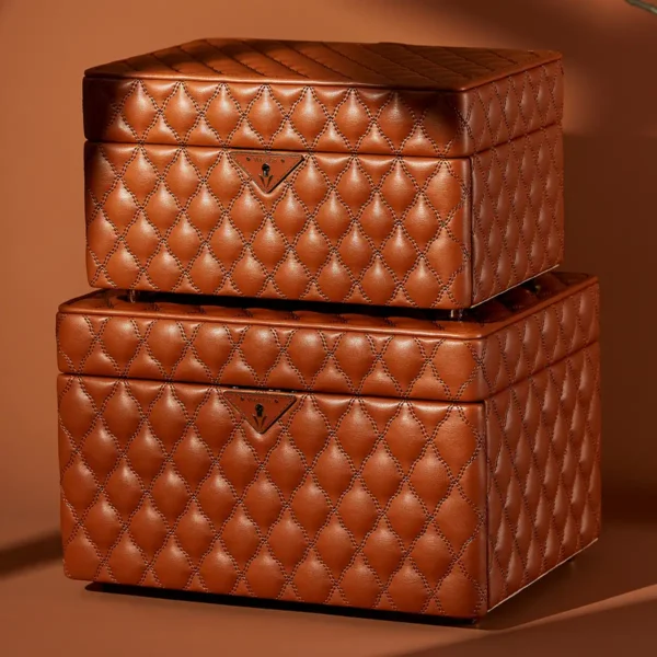 branded jewelry organizer with removable trays