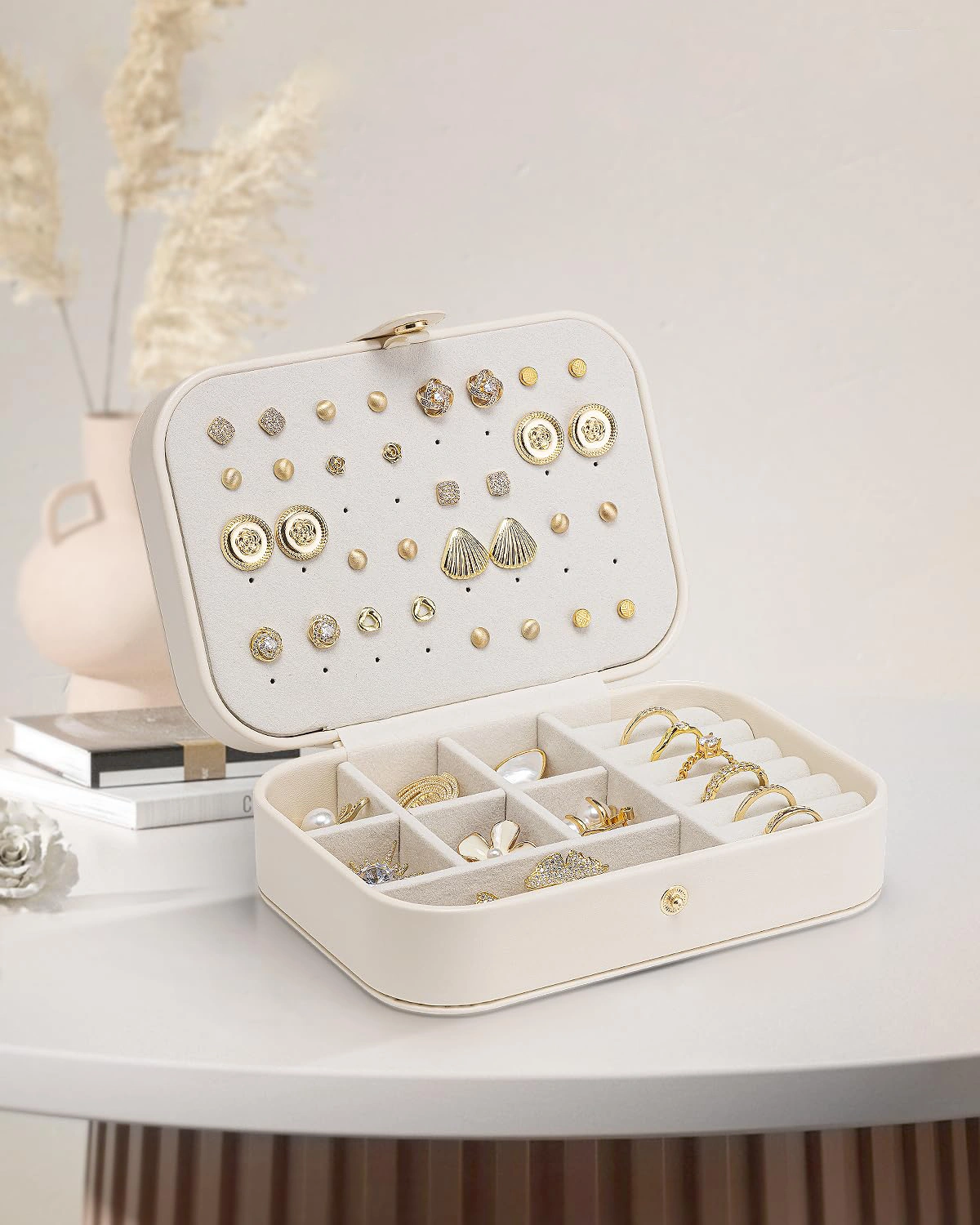 Travel Jewelry Box | Portable Jewelry Organizer for Rings, Earrings & Necklaces (OEM/ODM) - Image 3