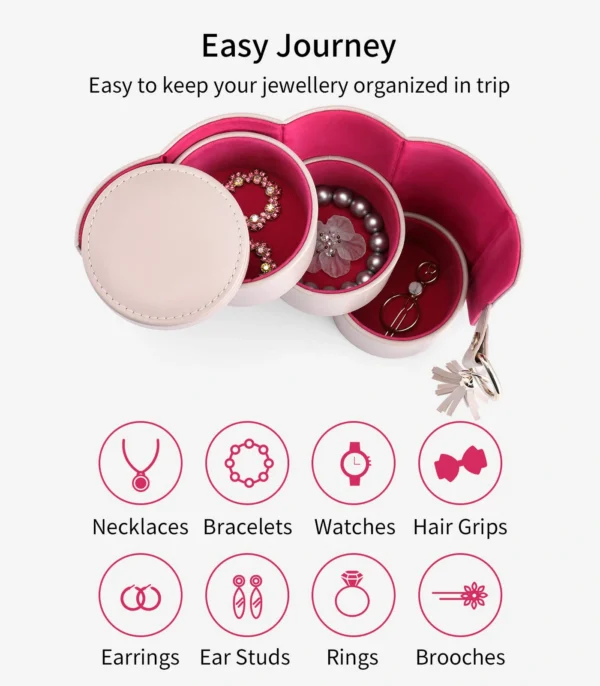 Custom Travel Jewelry Case with Logo - Image 4
