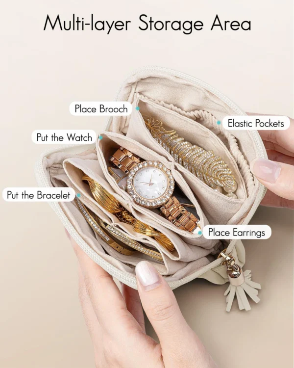 Travel Jewelry Pouch | Custom Portable Jewelry Bag for Brands & Retailers - Image 3