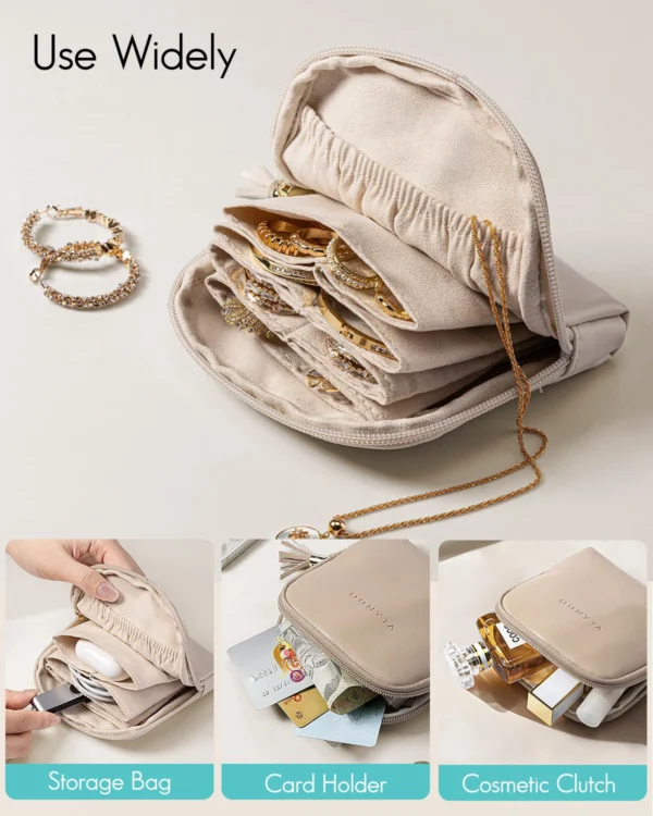 Travel Jewelry Pouch | Custom Portable Jewelry Bag for Brands & Retailers - Image 5
