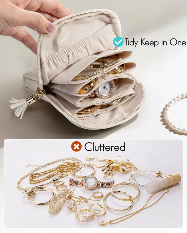 Travel Jewelry Pouch | Custom Portable Jewelry Bag for Brands & Retailers - Image 6