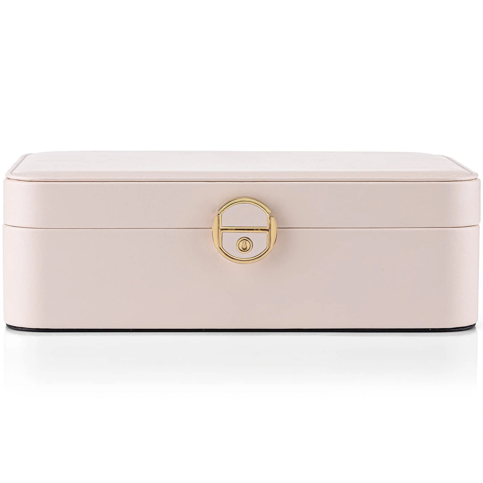 Double-Layer Jewelry Box with Lock | 10" Portable Jewelry Organizer (OEM/ODM) - Image 7