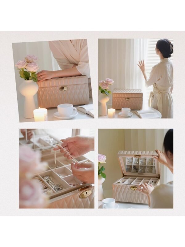 Quilted Custom Jewelry Box (OEM/ODM) - Image 4