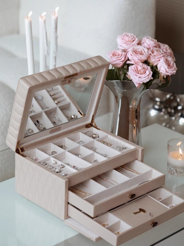 Quilted Custom Jewelry Box (OEM/ODM) - Image 5
